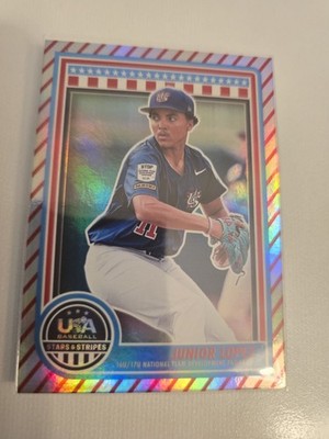 2025 Panini Stars and Stripes - Junior Lopez #164 Stripes (RC)