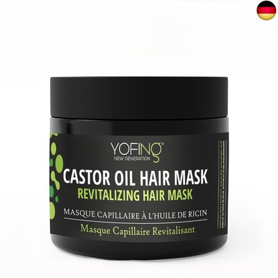 Rizinusöl Maske Mit Biotin & Totes Meer Mineralien Zur Stärkung Fördern Das 