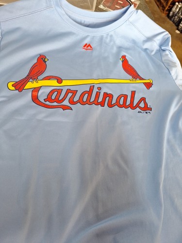 Camisa manga corta azul St Louis Cardinals Evolution Cool Base talla M - Imagen 7 de 8
