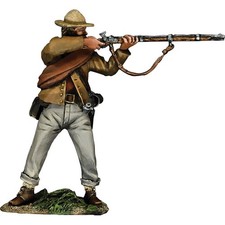 Confederate Infantry Advancing Firing, No.4 1/30 Figure William Britain 31363 