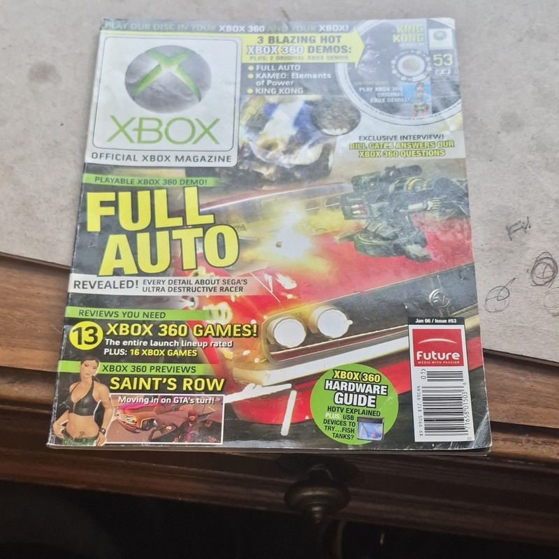 Official Xbox Magazine Jan 2006 Issue 53 Full Auto w/ Demo Disc English