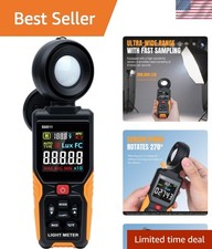 Digital Light Meter with HD Color Screen, 270 Rotatable Head Fast 8X/s Sam...