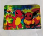 1998 Pokémon Pocket Monsters Bandai Sticker/Card #103 Charmander Eevee Pikachu