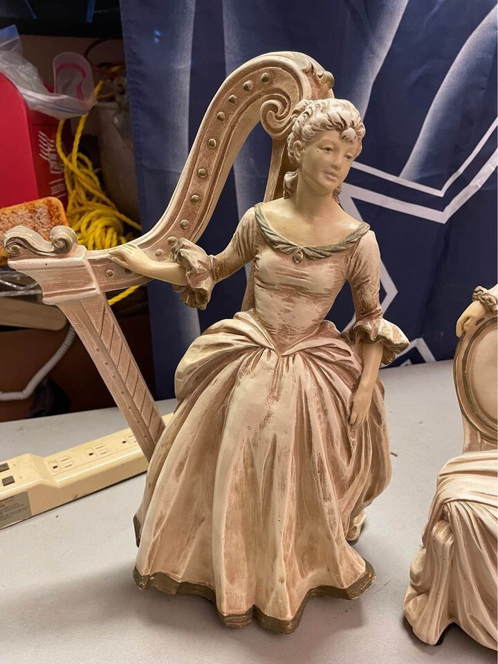 Universal Statuary Corp Chicago 1958 Set Of 2 052 Victorian Statues | eBay