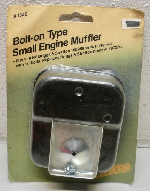 Small Engine or Lawn Mower Muffler Bolt on type for 48 HP Briggs repl