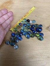 lotto biglie vetro spiaggia mare epoca collezione