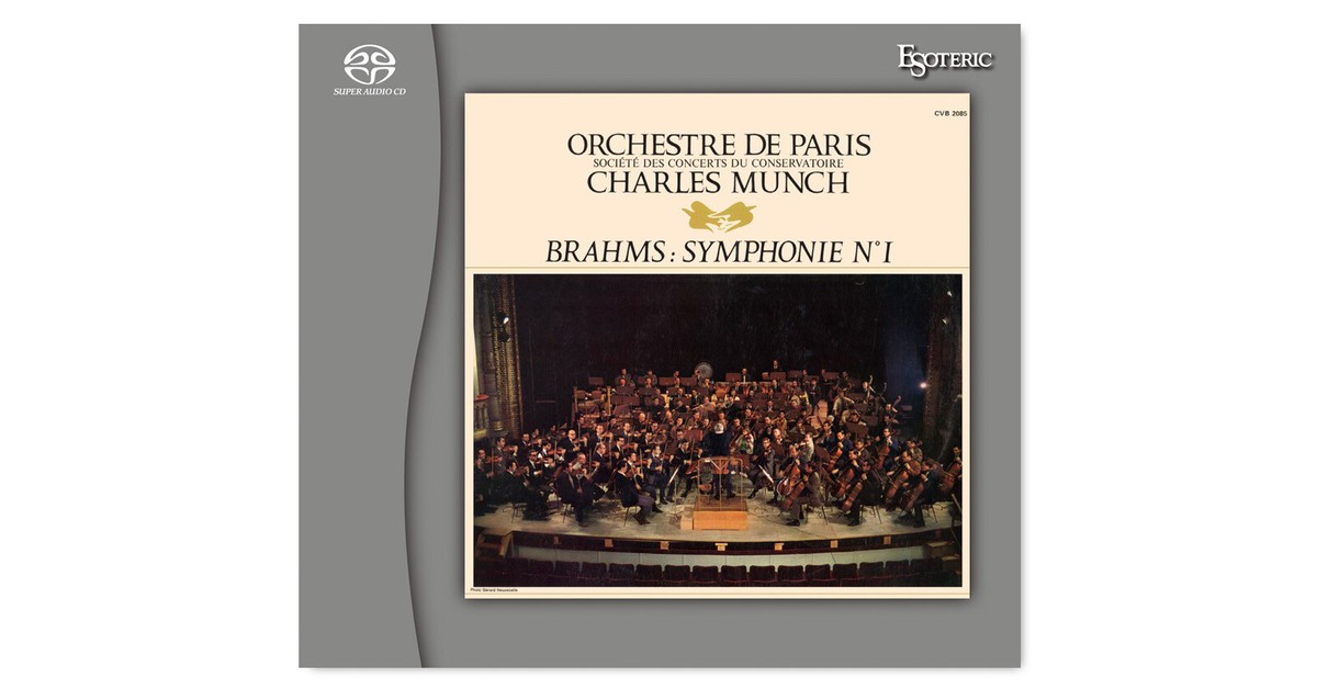 未開封 エソテリック SACD ミュンシュ ブラームス交響曲第1番 Brahms Symphony No.1 CHARLES MUNCH Esoteric SACD ESSW-90264 New
