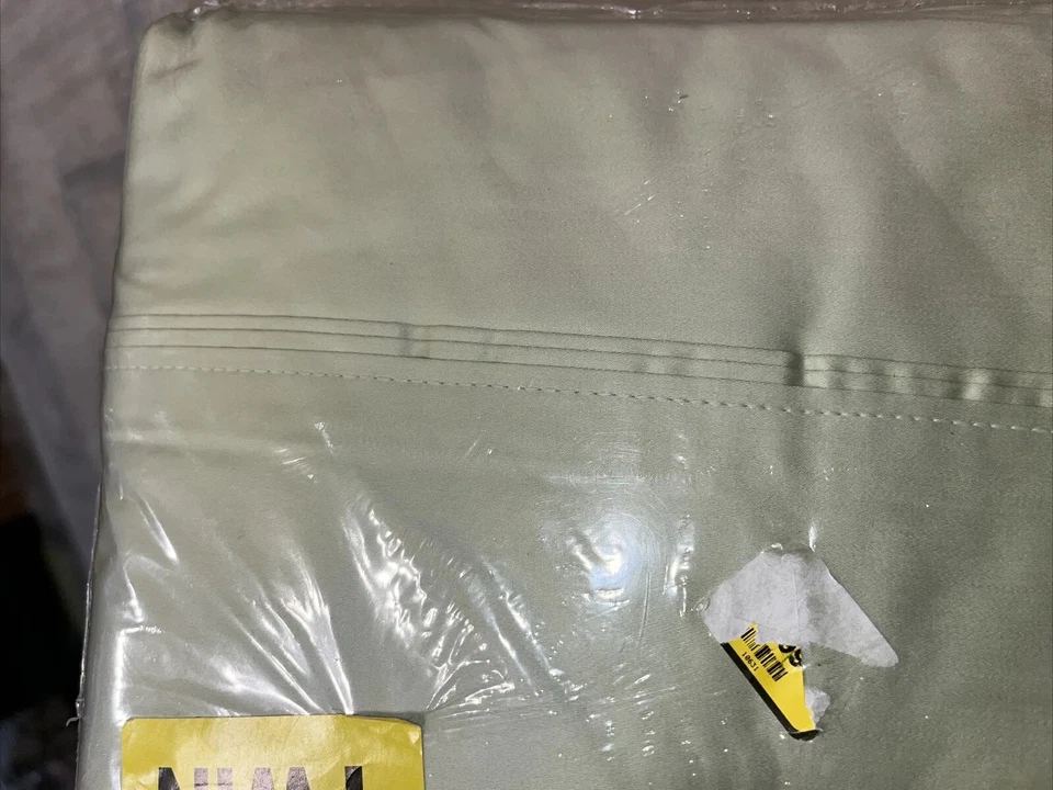 NOVO Lençol Ralph Lauren Estate Algodão Egípcio Cetim Duplo Plano 280TC Verde - Imagem 3 de 3