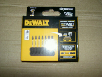 Dewalt DT70825 7 Stck. 57 mm Torx Mix Bar Flextorq brandneu kostenloser UK-Versand