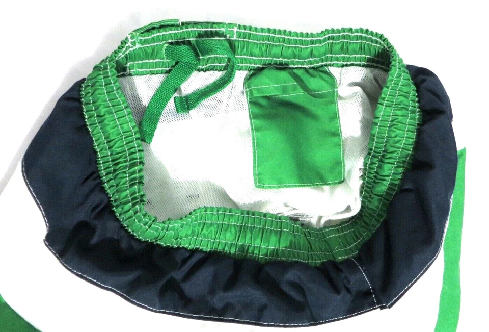 Boy Size 12 S Swim Trunks Green With Pictures & Print - Image 3 of 4