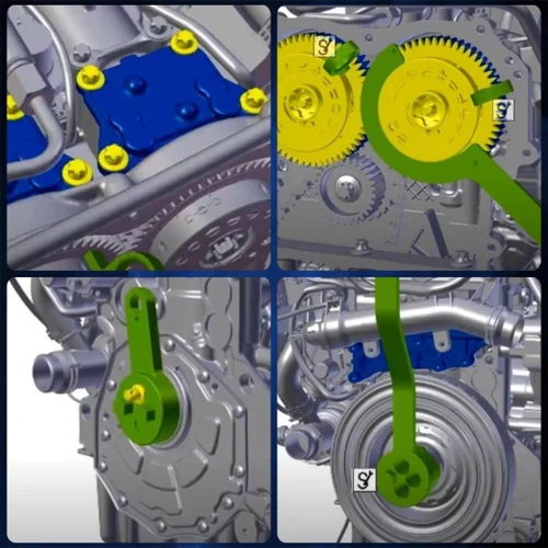 Herramienta de distribución del árbol de levas del motor serie S para Benz M254 M256 Motor 1.5T/2.0T/3.0T - Imagen 5 de 14