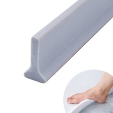 100 300CM-Rubber Silicone Shower Barrier Water Stopper Bathroom Waterproof Strip