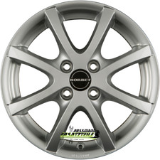 Borbet LV4 crystal silver 7x16 ET15 - LK4/108 ML65.1 Felge Alu