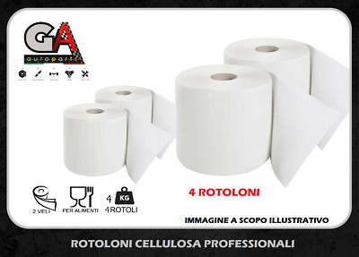 Rotoloni Papier Saugfähig 4 Bobine Mehrzweck Schnelltrocknend Alles  800 Risse