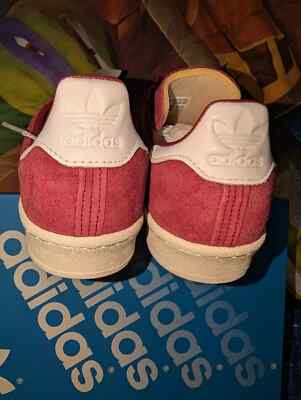 Adidas Campus 80s Collegiate Burgundy White FZ6152 Suede OG