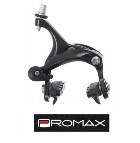 New Promax Road Bike Brake Caliper Rear Black Dual Pivot Long Reach 47mm/57mm - 第 1/1 張圖片