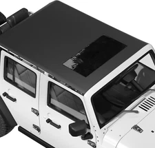 JOYTUTUS Waterproof Roof Top Cover with Wrangler JKU/JK 4 Door 2007-2018