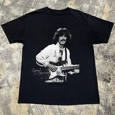 George Harrison Signature Guitar Short Sleeve Black All Size Gift Shirt HE1585