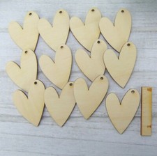Hearts 5cm Modern Shape With Hole Weddings Valentines Day Craft Table Decor