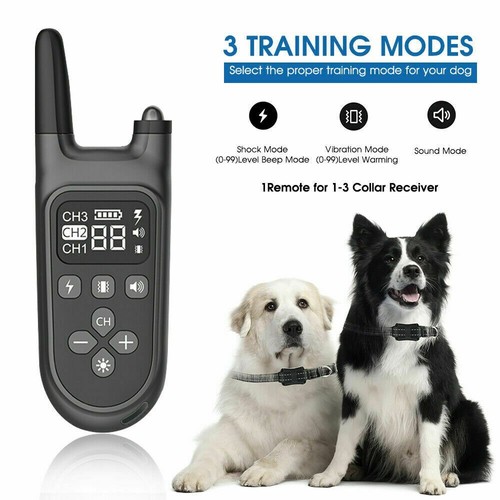 Antibell Hundehalsband Training 800M Erziehungshalsband Ton Vibration Schock DE - Bild 6 von 12