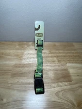 Brand New Lake & Trail Sz Medium 15in-21in Green Multi Color Braided Dog Collar!