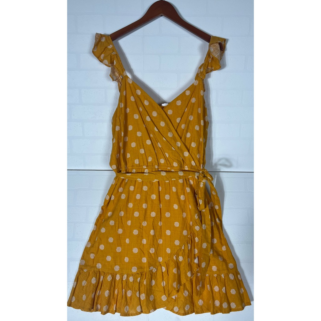 Lauren Conrad Womens Yellow Polka Dot Dress size XXL | eBay Lauren Conrad Womens Yellow Polka Dot Dress size XXL | eBay