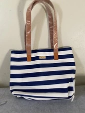 Tilvini Canvas Wine Tote With Insulated Pocket New Without Tags