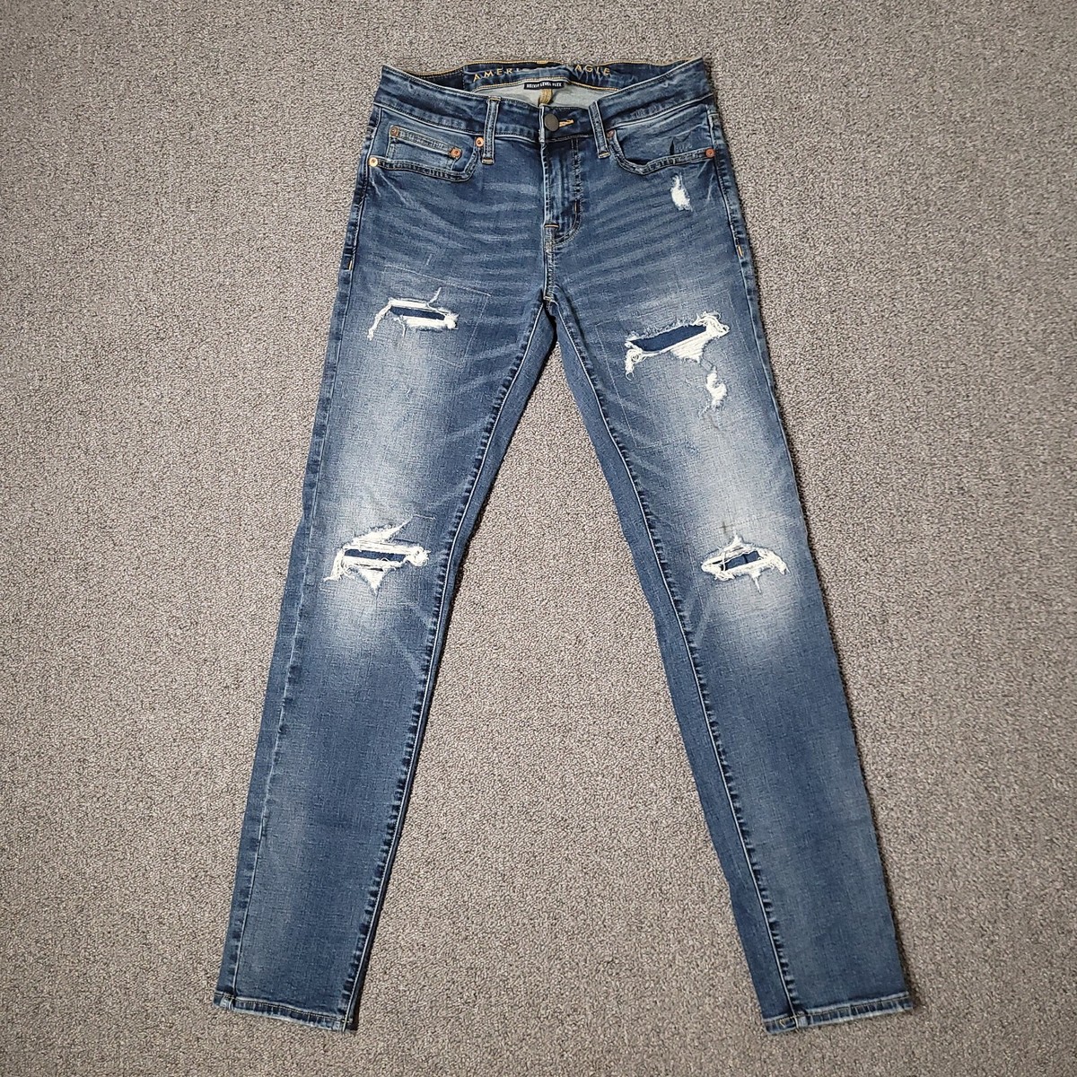 American Eagle Ne(x)t Level AirFlex Skinny Blue Jeans Size 28x30.5 