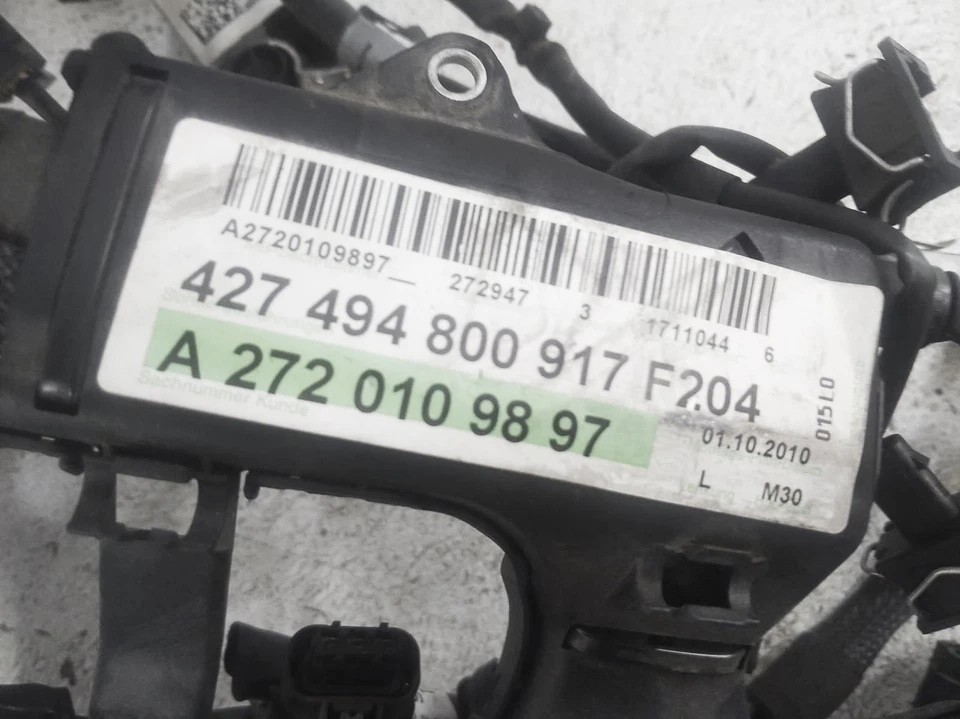 2011 Mercedes-Benz C300 Engine Wiring Harness Motor 272-150-91-33 272-150-76-33 - Image 3 of 4