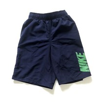 Brand new Nike size Youth L large navy blue boy's swim trunks