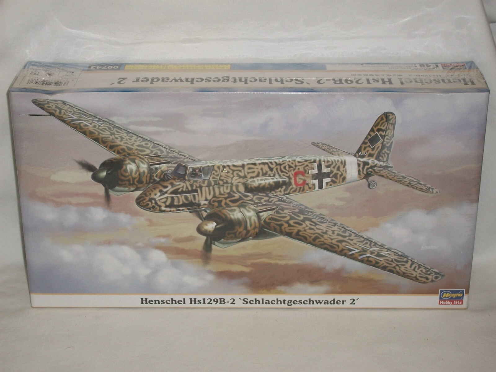 Hasegawa 1/48 Scale Henschel Hs 129B-2 'Schlachtgeschwader -