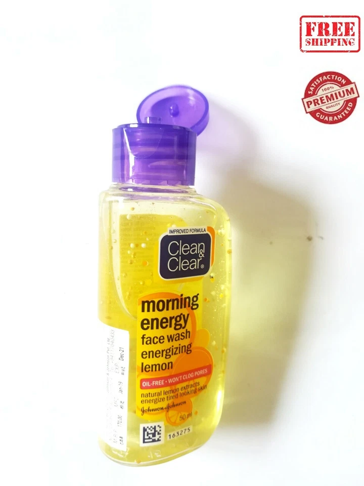 Clean & Clear Morning Energy Lemon Face Wash, 50 ml - Image 4 of 4