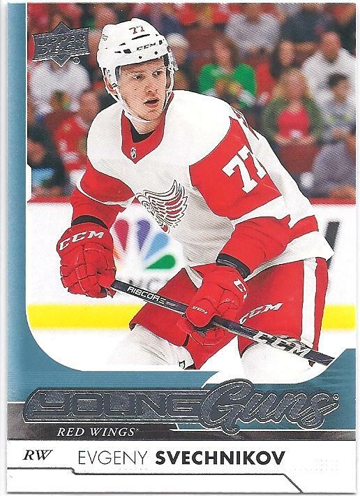 EVGENY SVECHNIKOV 2017-18 Upper Deck YOUNG GUNS Rookie Card RC #224