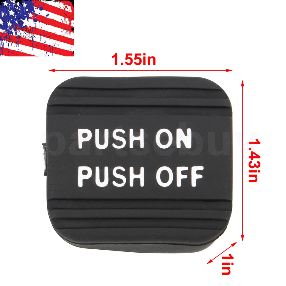 For 2004-2010 Nissan Armada For 2004-2016 Nissan Titan Parking Brake Pedal Pad - Image 2 of 4