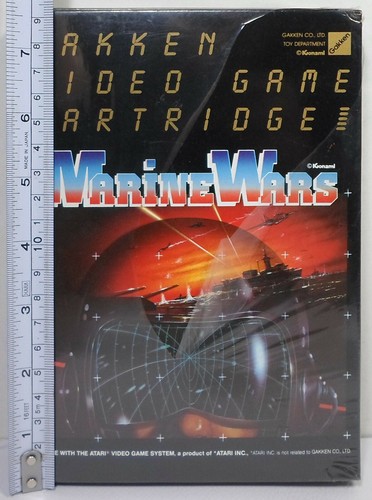 ATARI 2600 KONAMI 1983 GAKKEN 011 MARINE WARS EUROPEAN PAL VIDEO GAME SEALED HTF - Picture 2 of 9