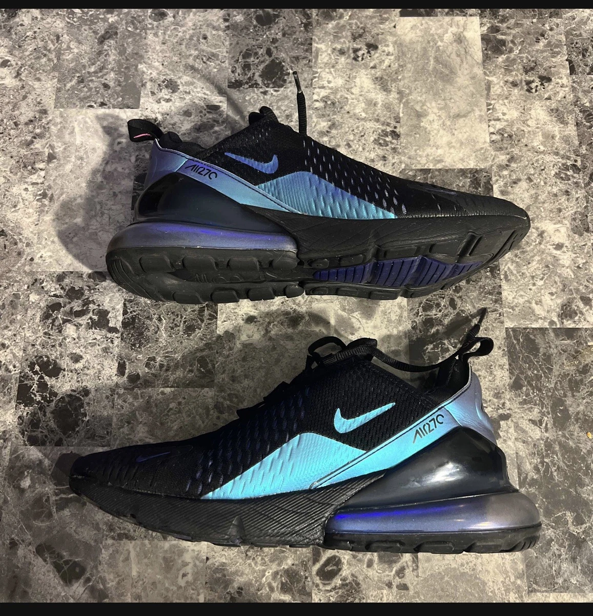 Nike Air Max 270 Black/Laser Fuchsia-Regency Purple - AH8050-020