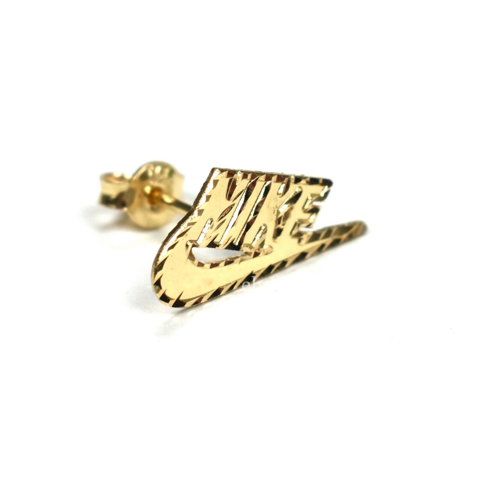 Supreme Nike 14K Gold Earring NEW