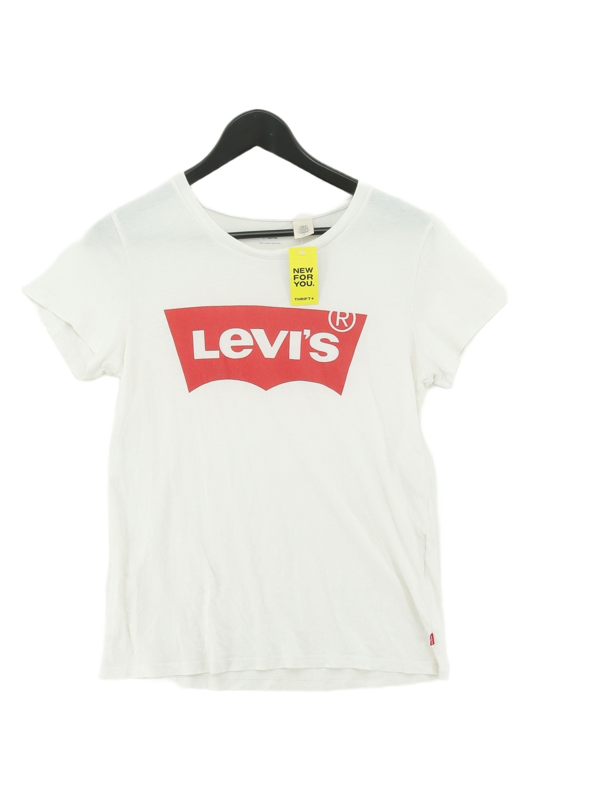 T shirt uomo Levi's M bianca grafica 100% altra basic