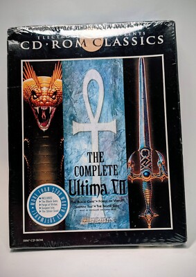 The Complete Ultima VII 7 - Sealed New in Box NIB - Big Box PC Game 1994 CD-ROM