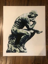 Hashtagger B. D. White Art Print Screen Print Signed & Numbered x/50 Not Banksy