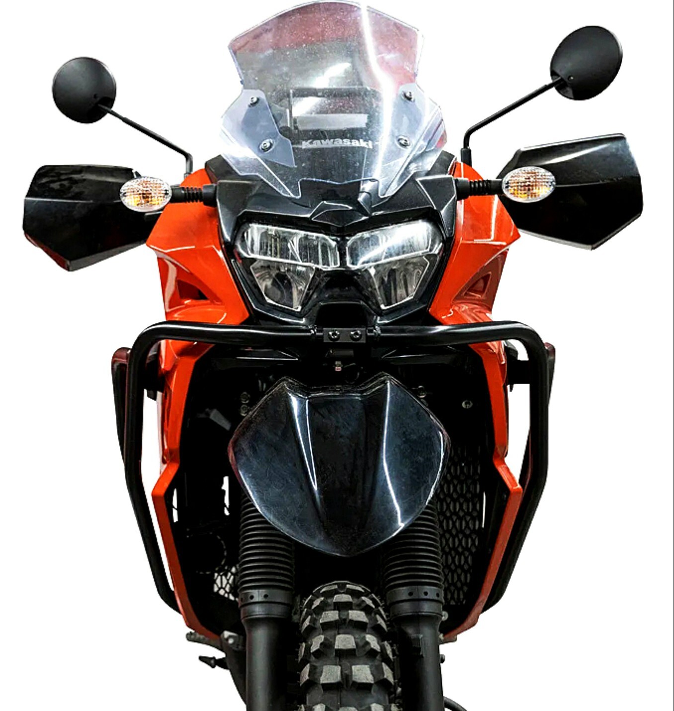 Tusk Crash Bars Engine Guards Black Kawasaki KLR650 20222023 ADV