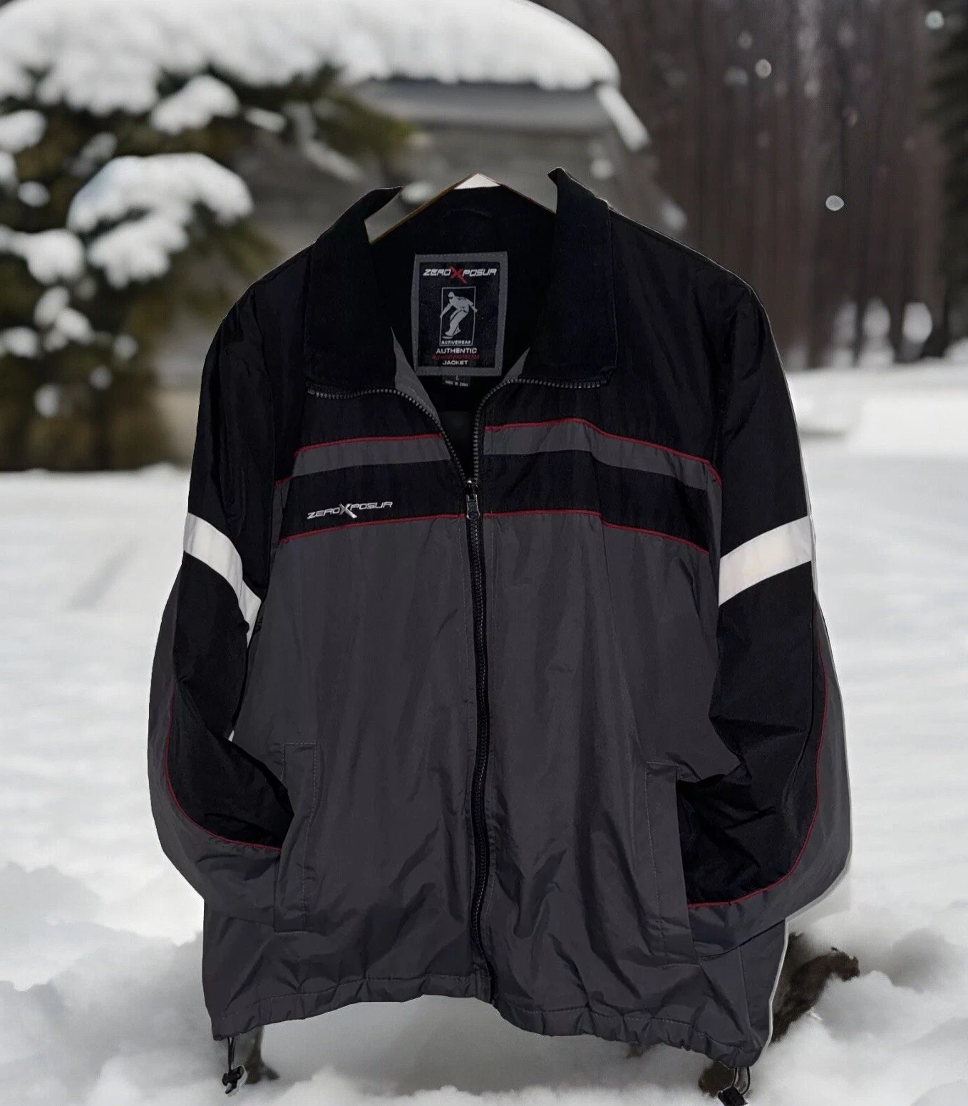 Zero Exposure Ski /Snowboarding Jacket Men L Element Protector Winter Activewear