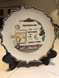 Vintage Kitchen Hanging Wall Plate Ebay