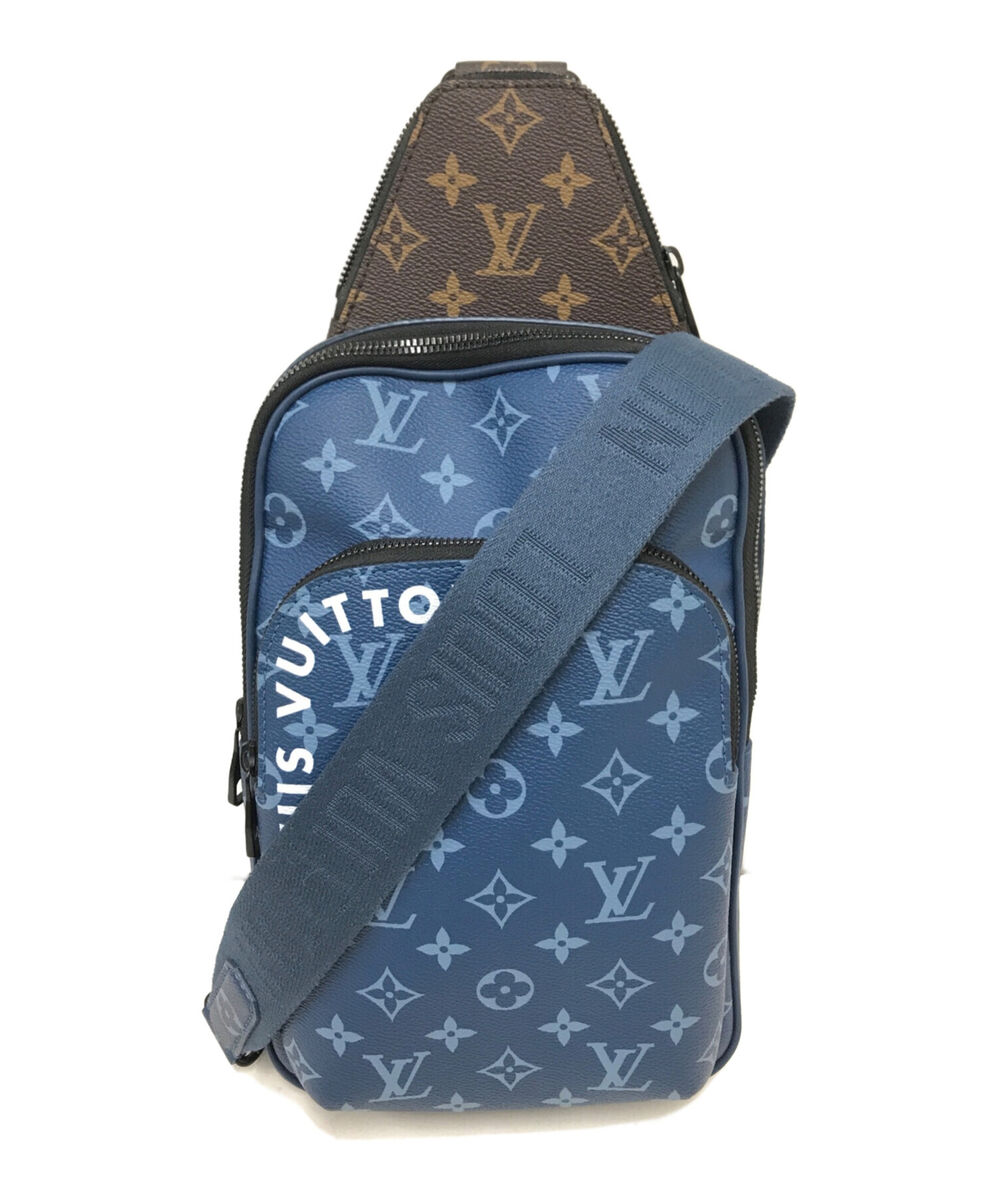 LOUIS VUITTON Avenue Sling Bag M23782 blue x brown | eBay LOUIS VUITTON Avenue Sling Bag M23782 blue x brown | eBay