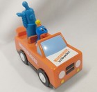 WHATABURGER Vintage Kids Meal pull string car premium penguin & robot Free ship