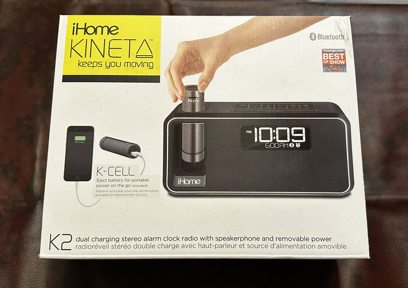 iHome K2 Dual Charging Stereo Alarm Clock Radio eBay