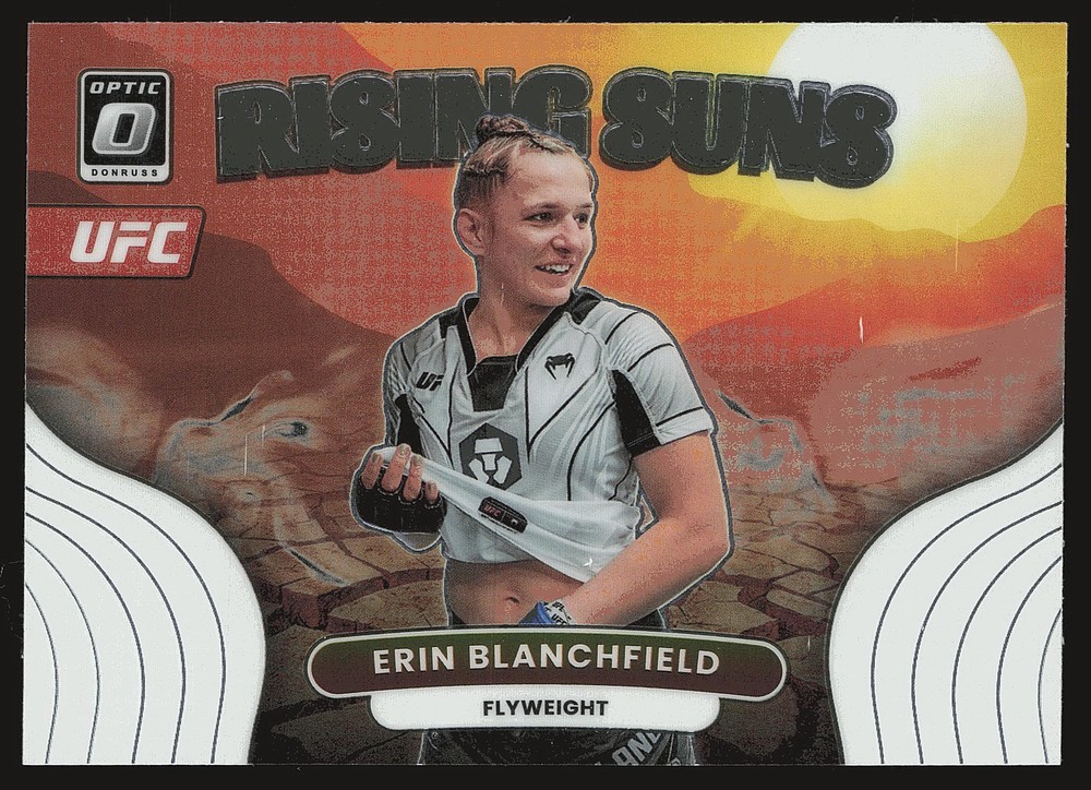 2023 Donruss Optic UFC Erin Blanchfield Rising Suns Card