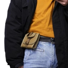 Tactical 14 Rounds Rifle Ammo Pouch Foldable Cartridge Carrier Shell Holder Case