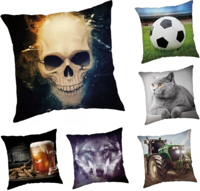 Trend Motive Kissenbezug Kopfkissenbezug 40x40 | LAGERAUFLÖSUNG / 5  ANGEBOT !!!