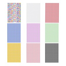 Adesivi strass fai da te 3/4/6 mm autoadesivi diamante cristallo artigianato gemme adesive